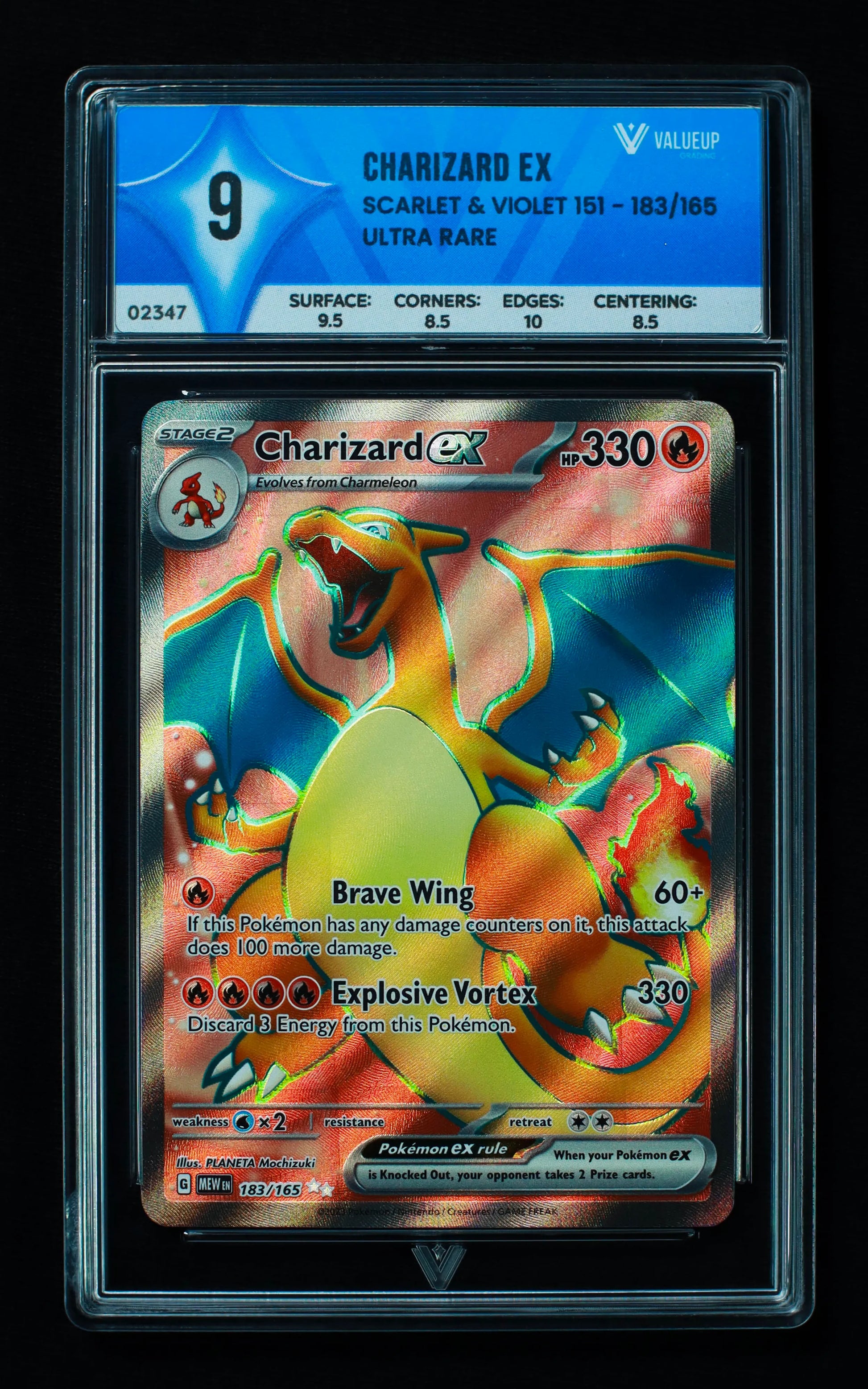 02347 CHARIZARD EX Grading Card