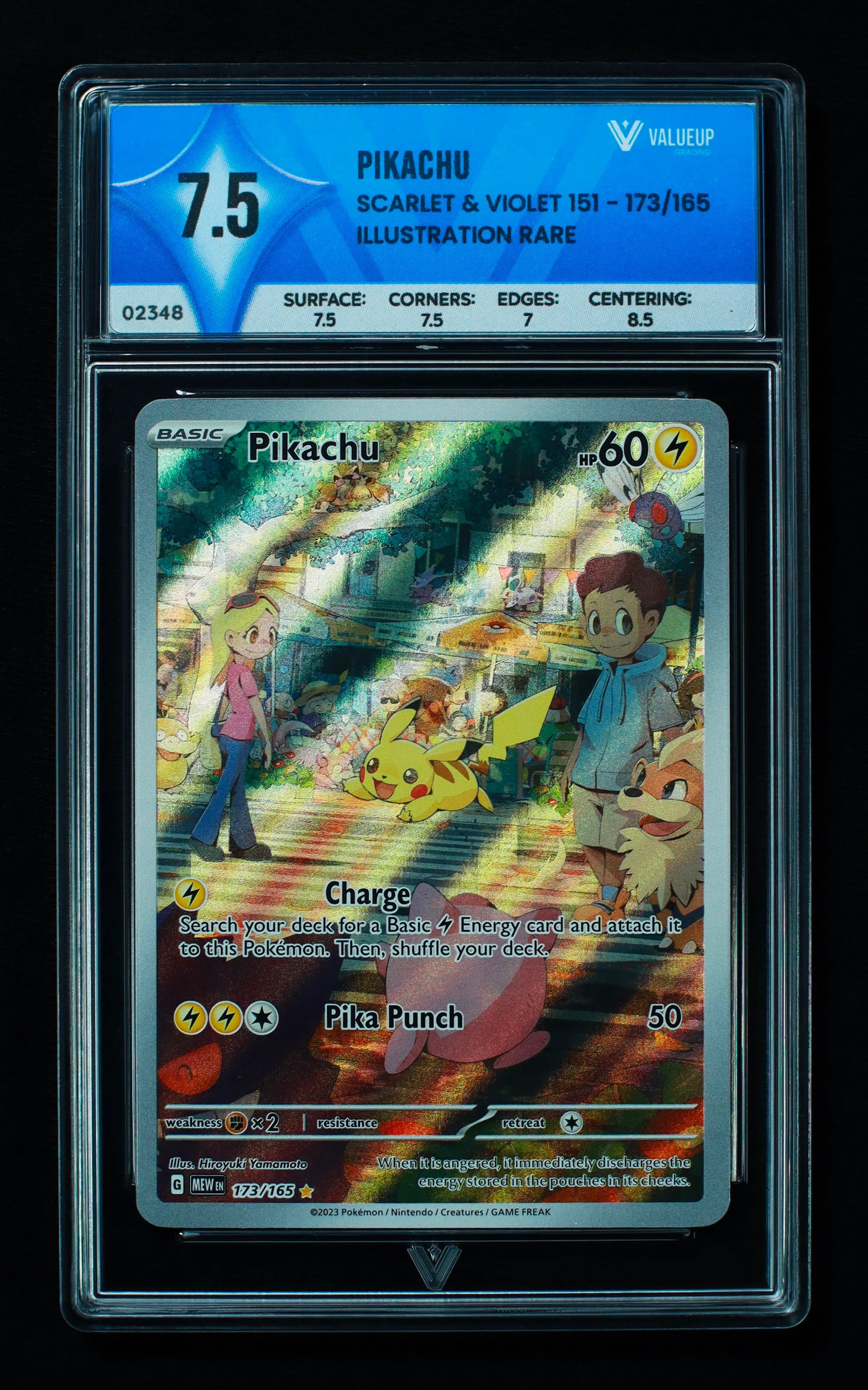 02348 PIKACHU Grading Card
