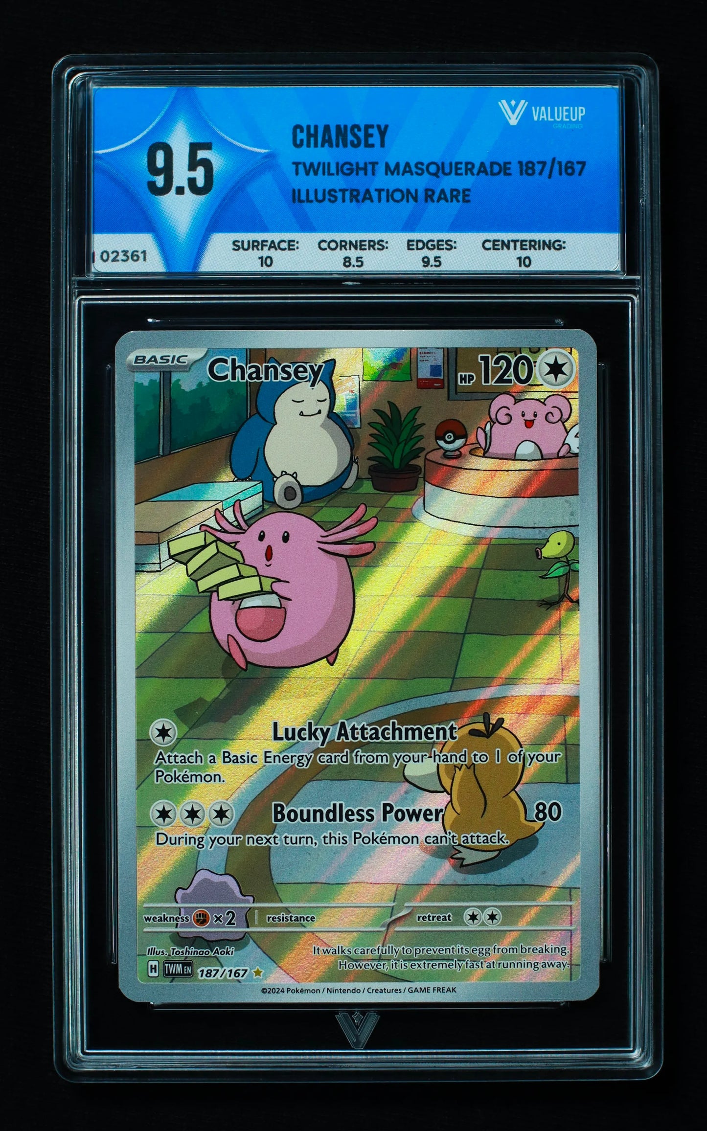 02361 CHANSEY Grading Card