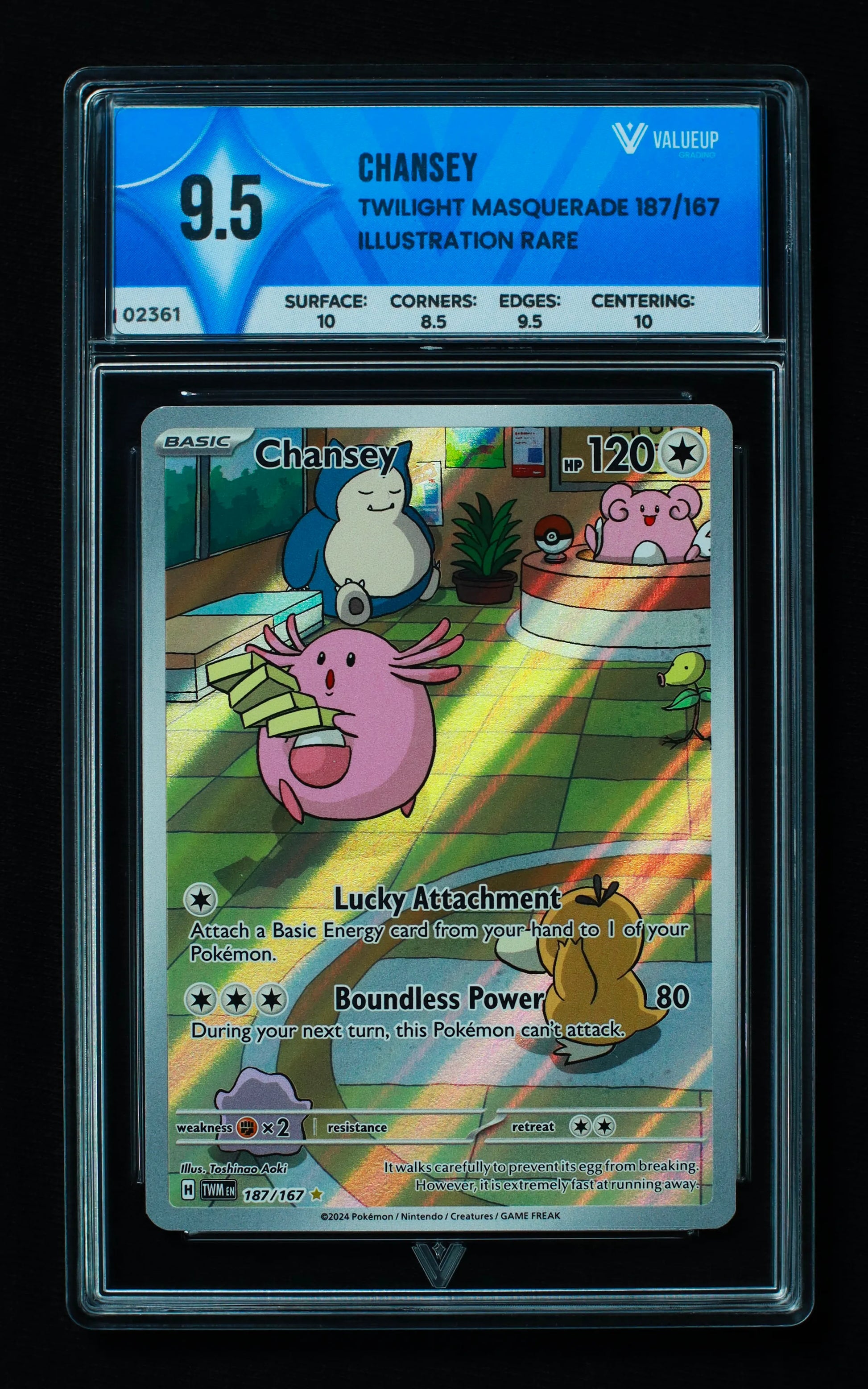 02361 CHANSEY Grading Card