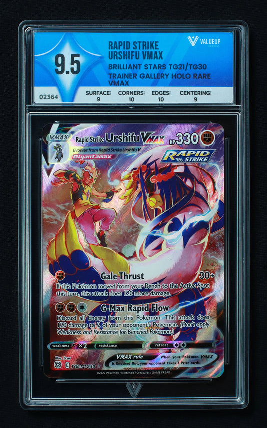 02364 RAPID STRIKE URSHIFU VMAX Grading Card