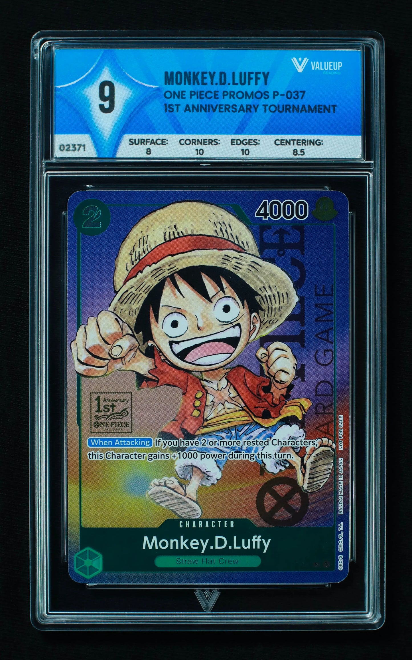 02371 MONKEY.D.LUFFY Grading Card