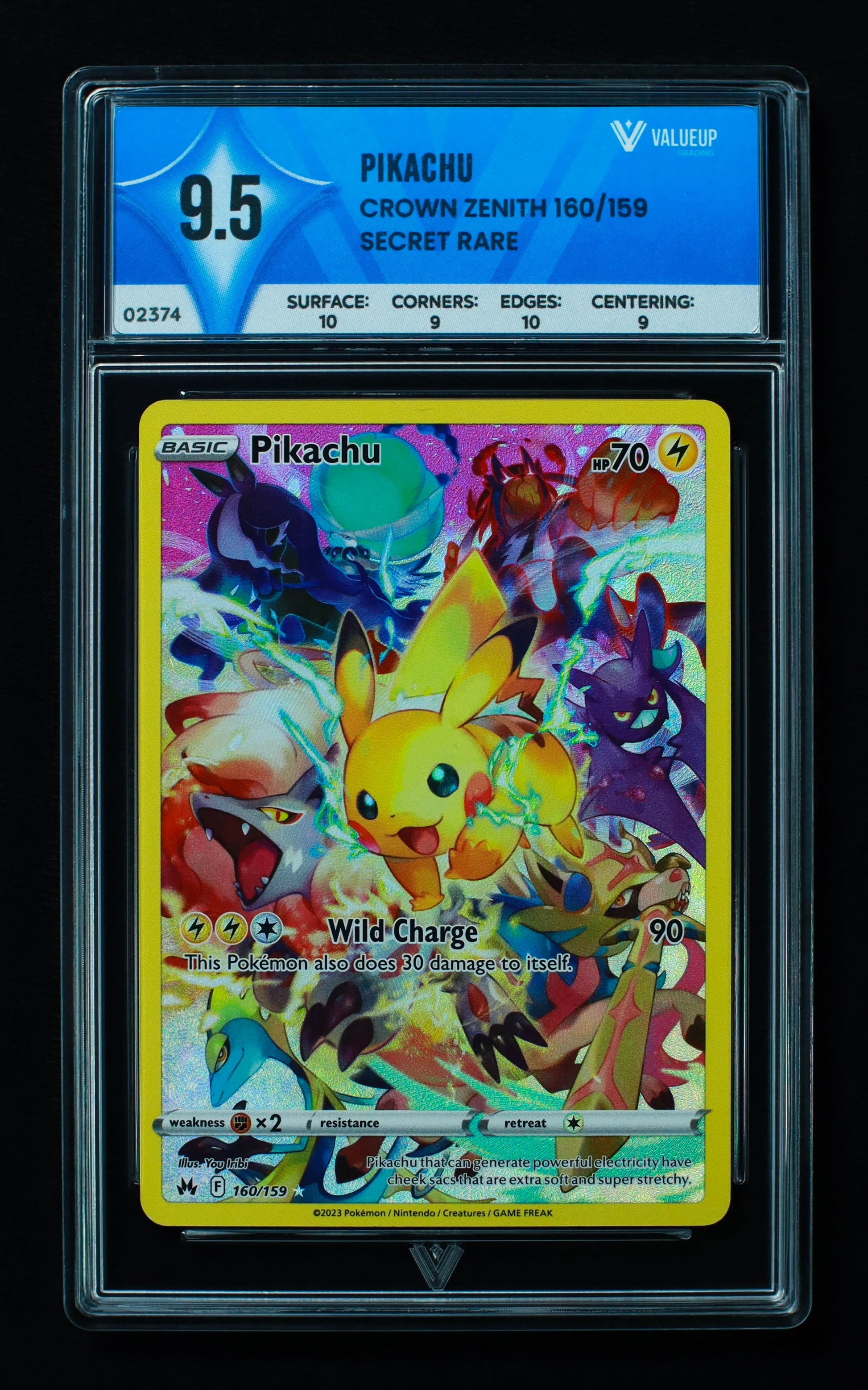02374 PIKACHU Grading Card