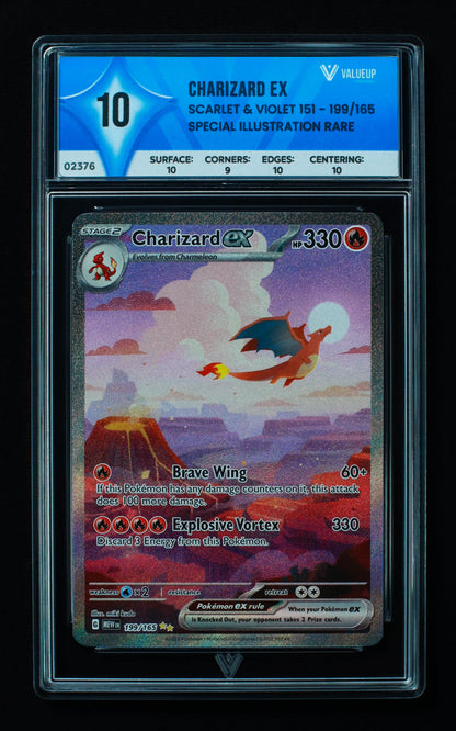 02376 CHARIZARD EX Grading Card