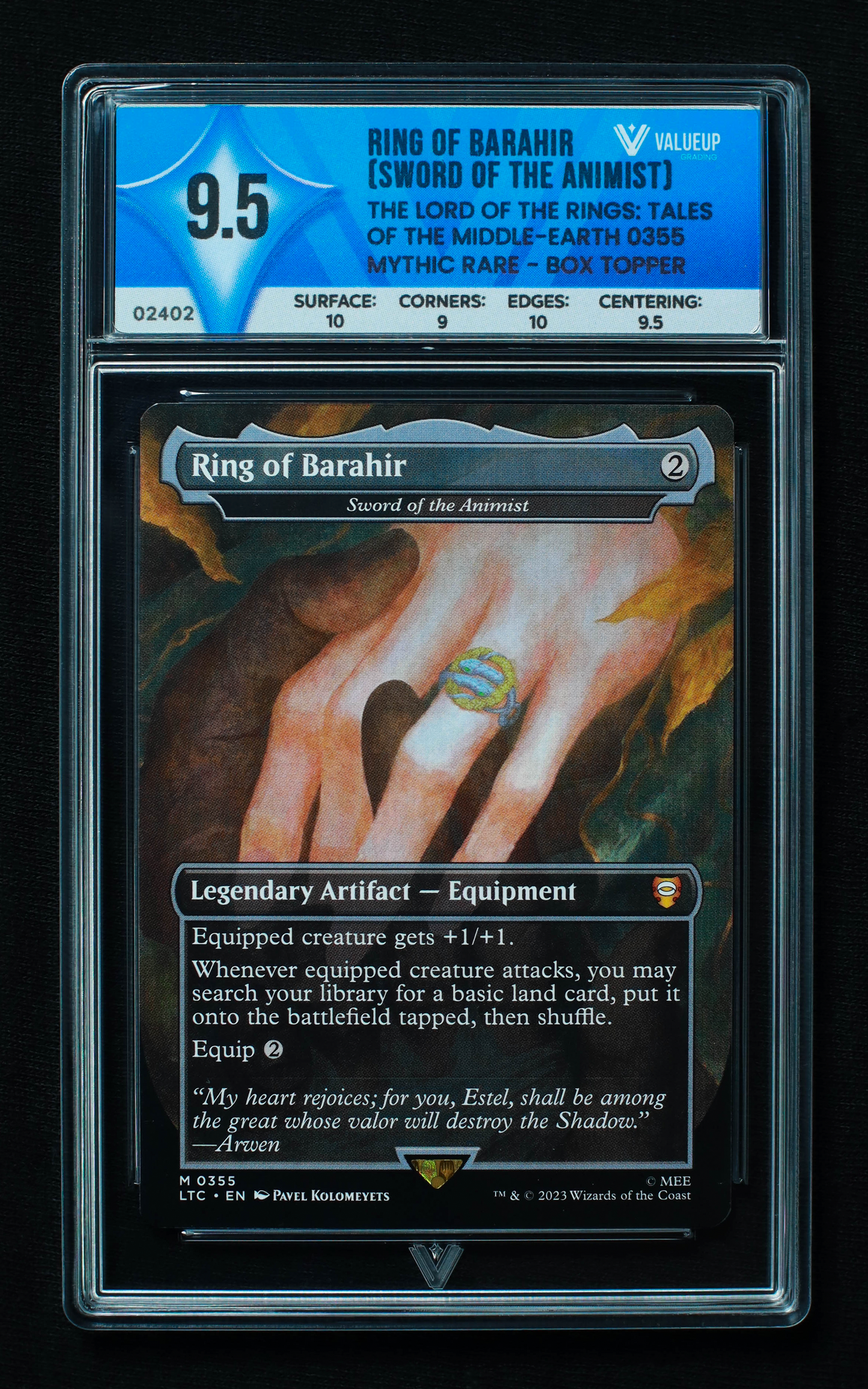 02402 RING OF BARAHIR (SWORD OF THE ANIMIST)