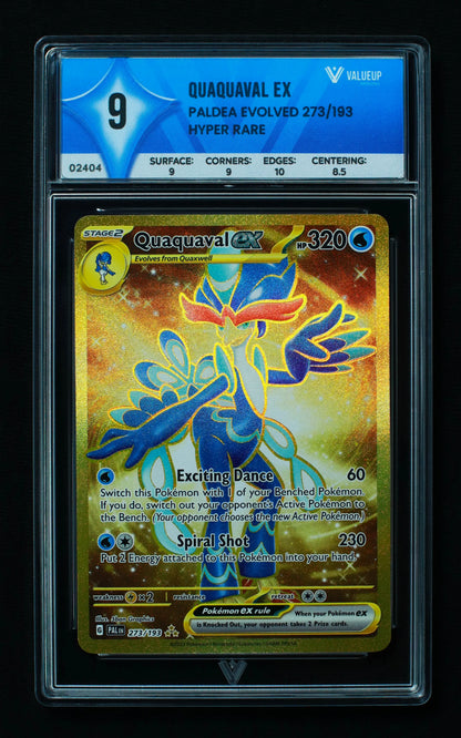 02404 QUAQUAVAL EX Grading Card