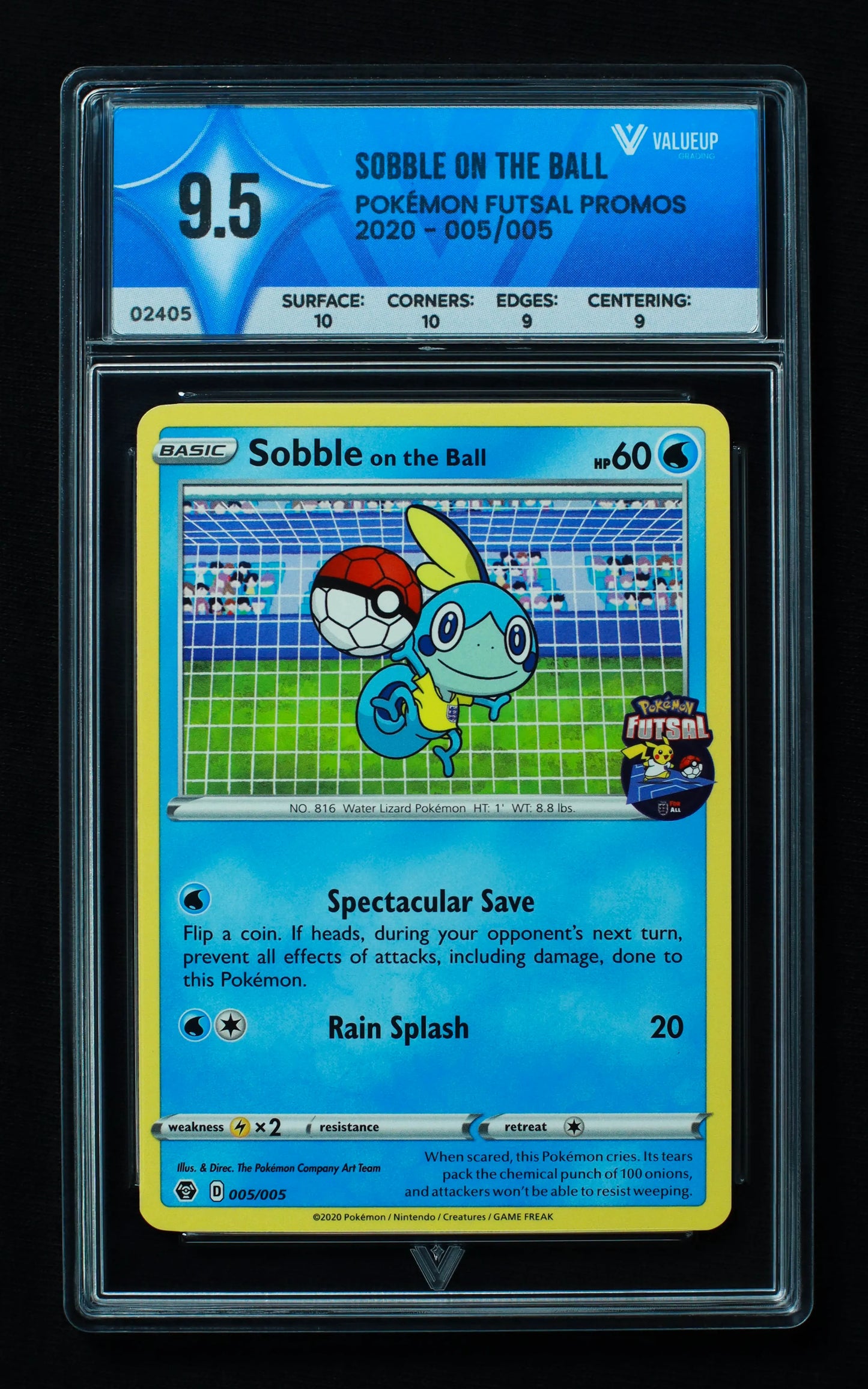 02405 SOBBLE ON THE BALL Grading Card
