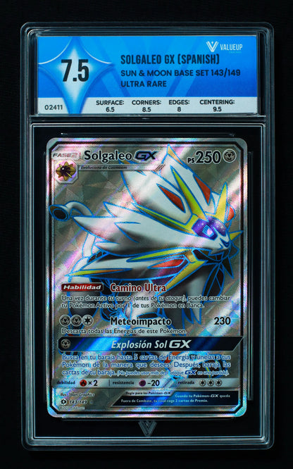 02411 SOLGALEO GX (SPANISH) Grading Card
