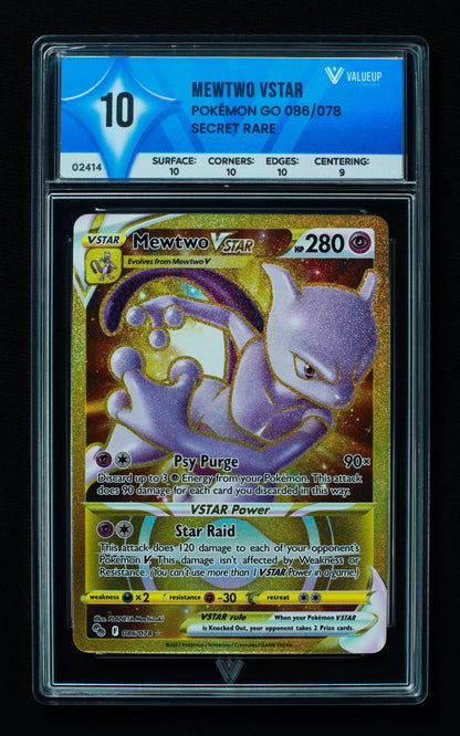 02414 MEWTWO VSTAR Grading Card
