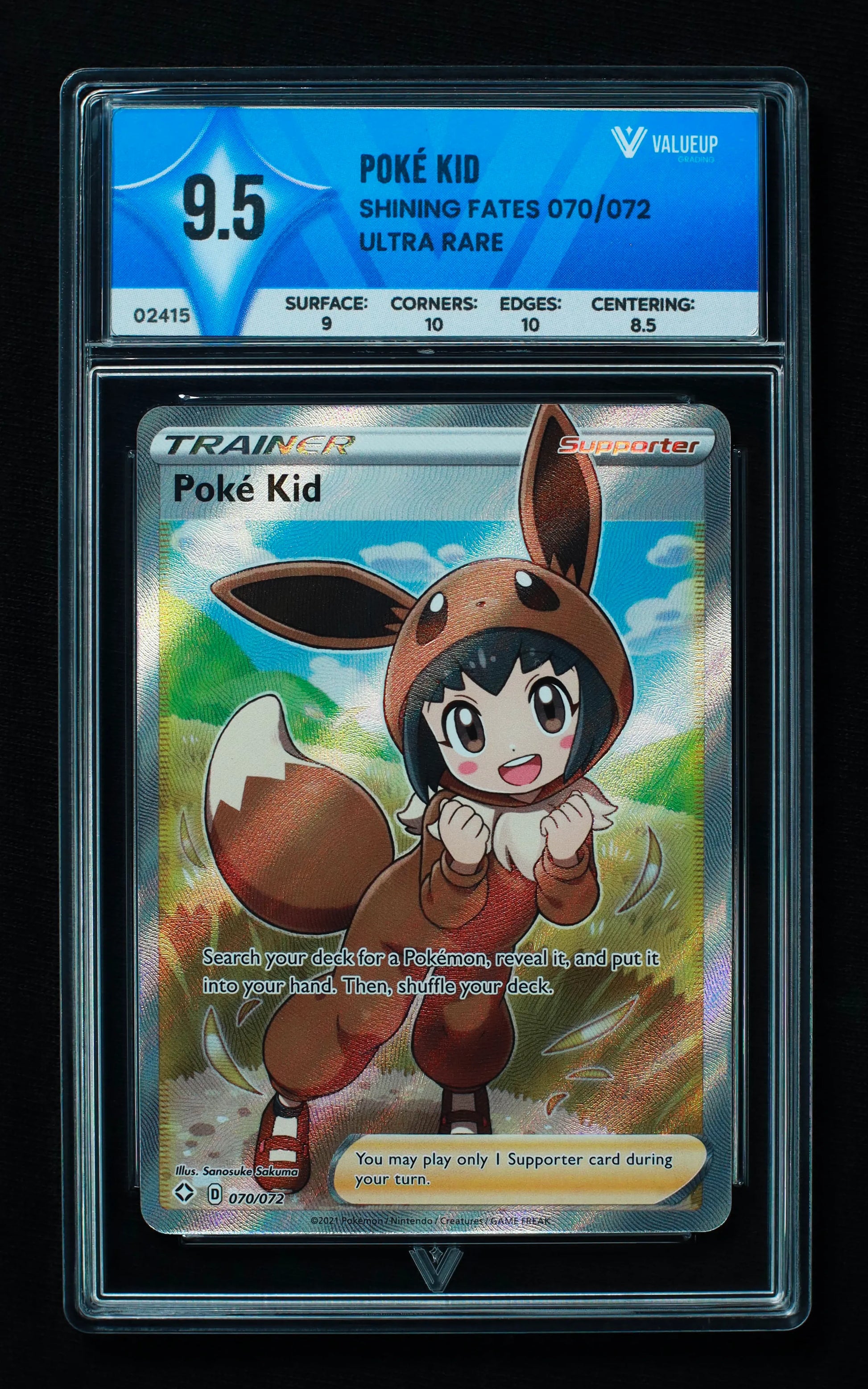 02415 POKÃ‰ KID Grading Card