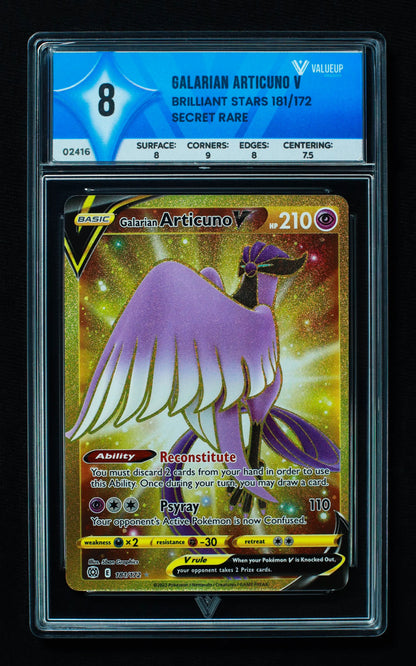 02416 GALARIAN ARTICUNO V Grading Card