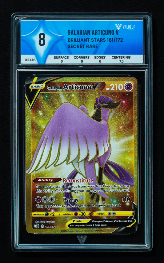 02416 GALARIAN ARTICUNO V Grading Card