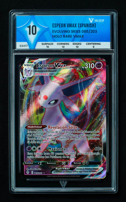 02417 ESPEON VMAX (SPANISH) Grading Card
