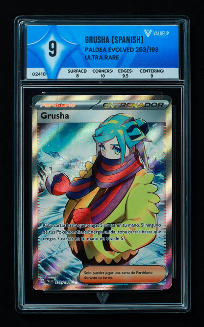 02418 GRUSHA (SPANISH) Grading Card