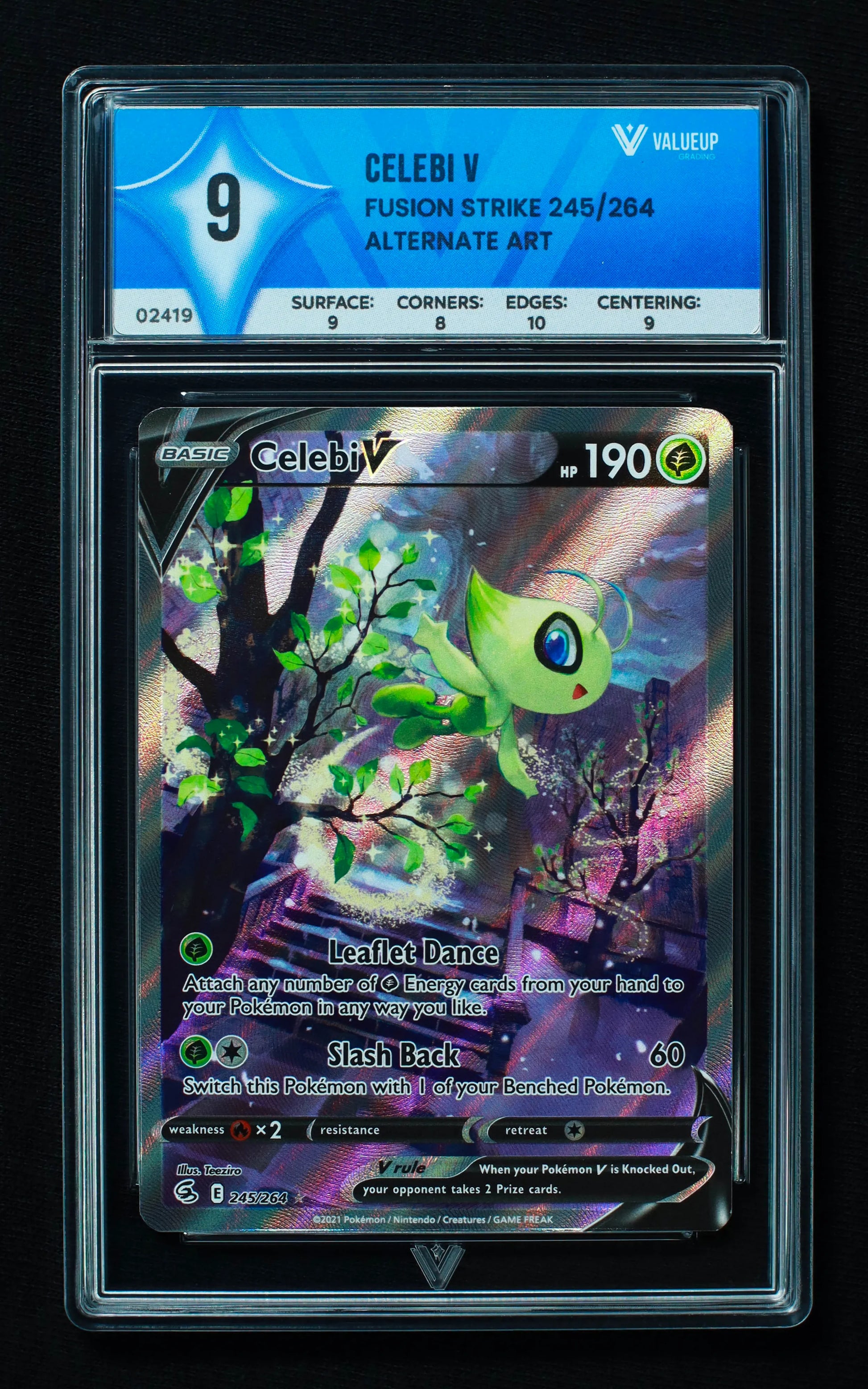02419 CELEBI V Grading Card