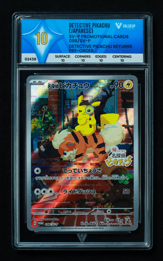 02438 DETECTIVE PIKACHU (JAPANESE) Grading Card