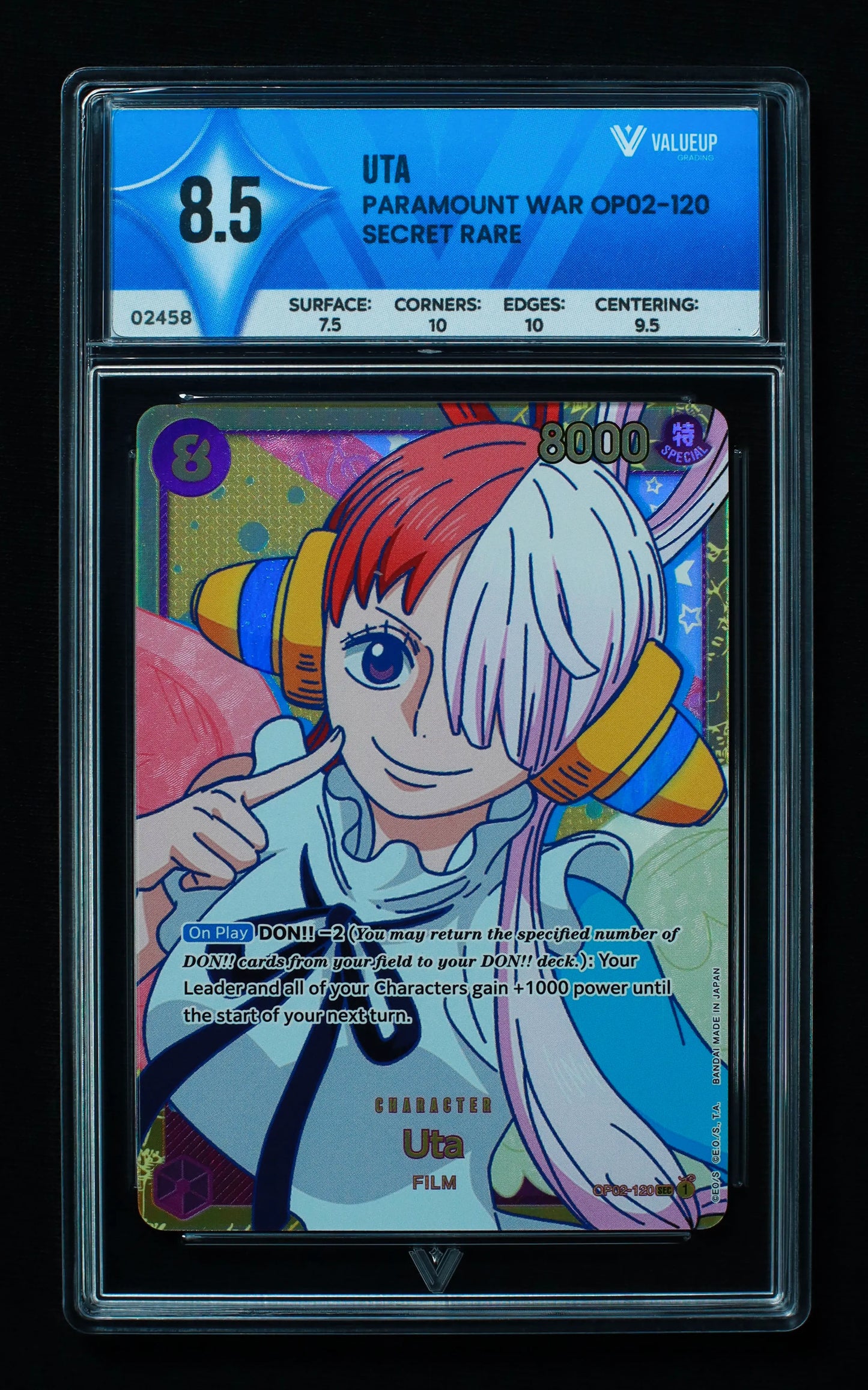02458 UTA Grading Card
