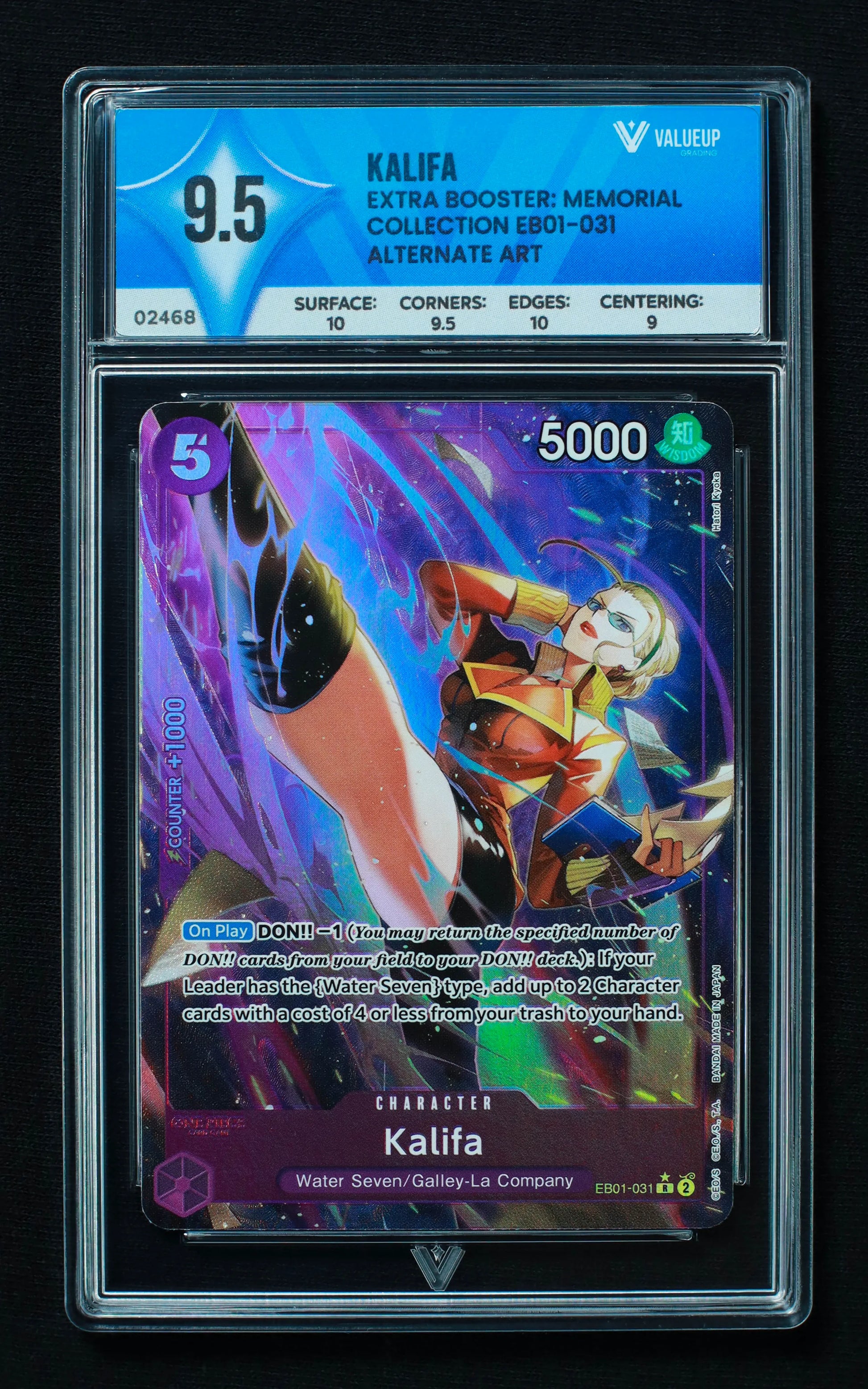 02468 KALIFA Grading Card