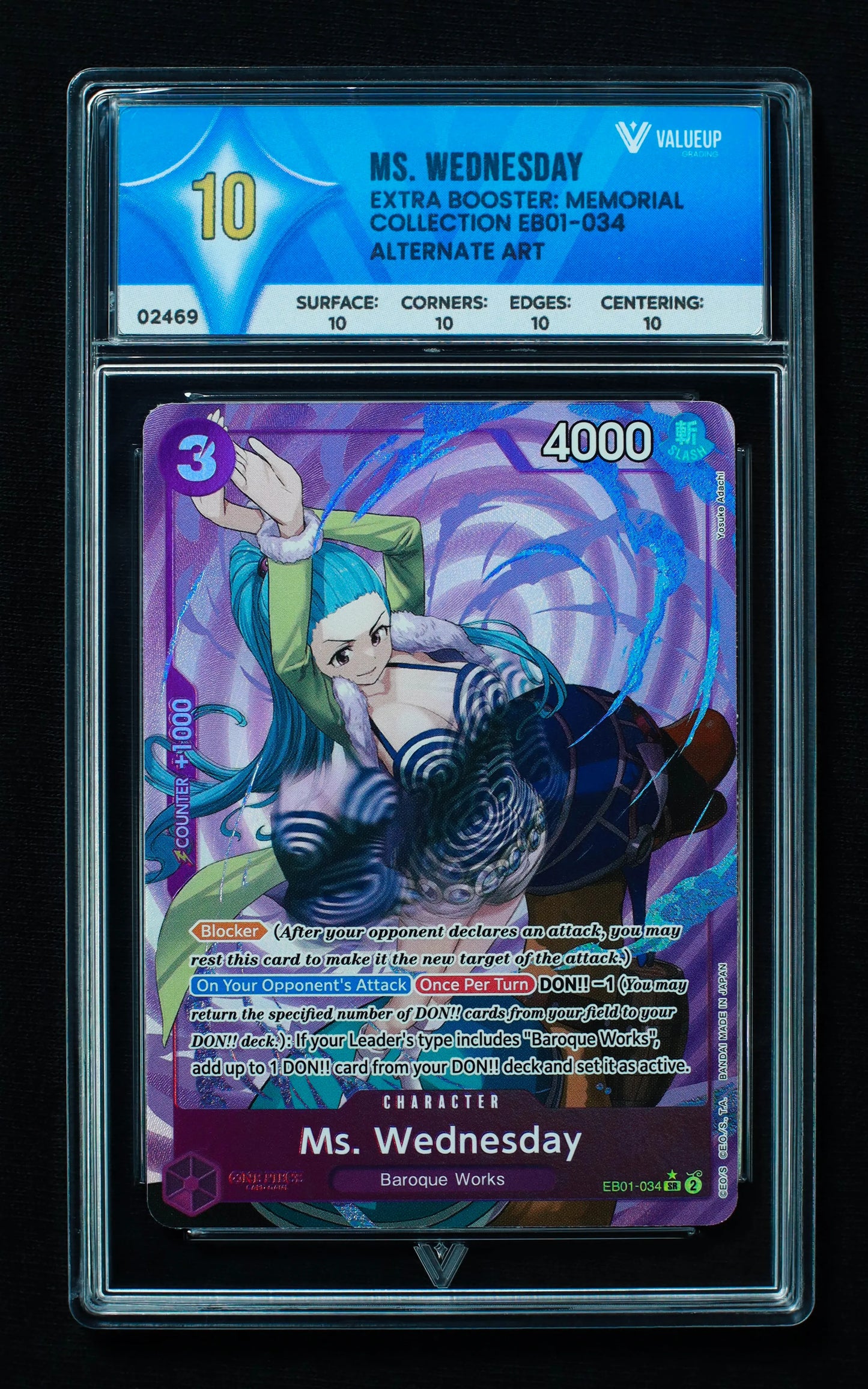 02469 MS.WEDNESDAY Grading Card