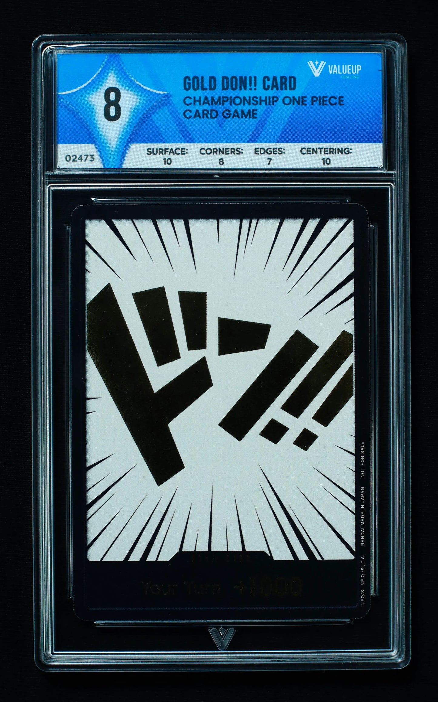 02473 GOLD DON!! CARD Grading Card