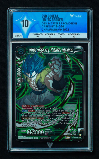 02476 SSB GOGETA, LIMITS BROKEN Grading Card