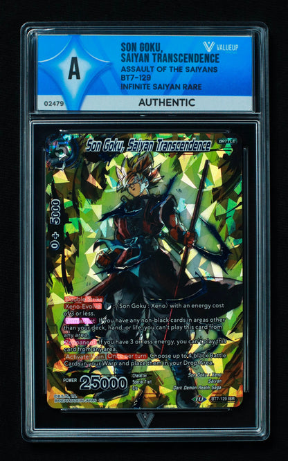 02479 SON GOKU, SAIYAN TRANSCENDENCE Grading Card