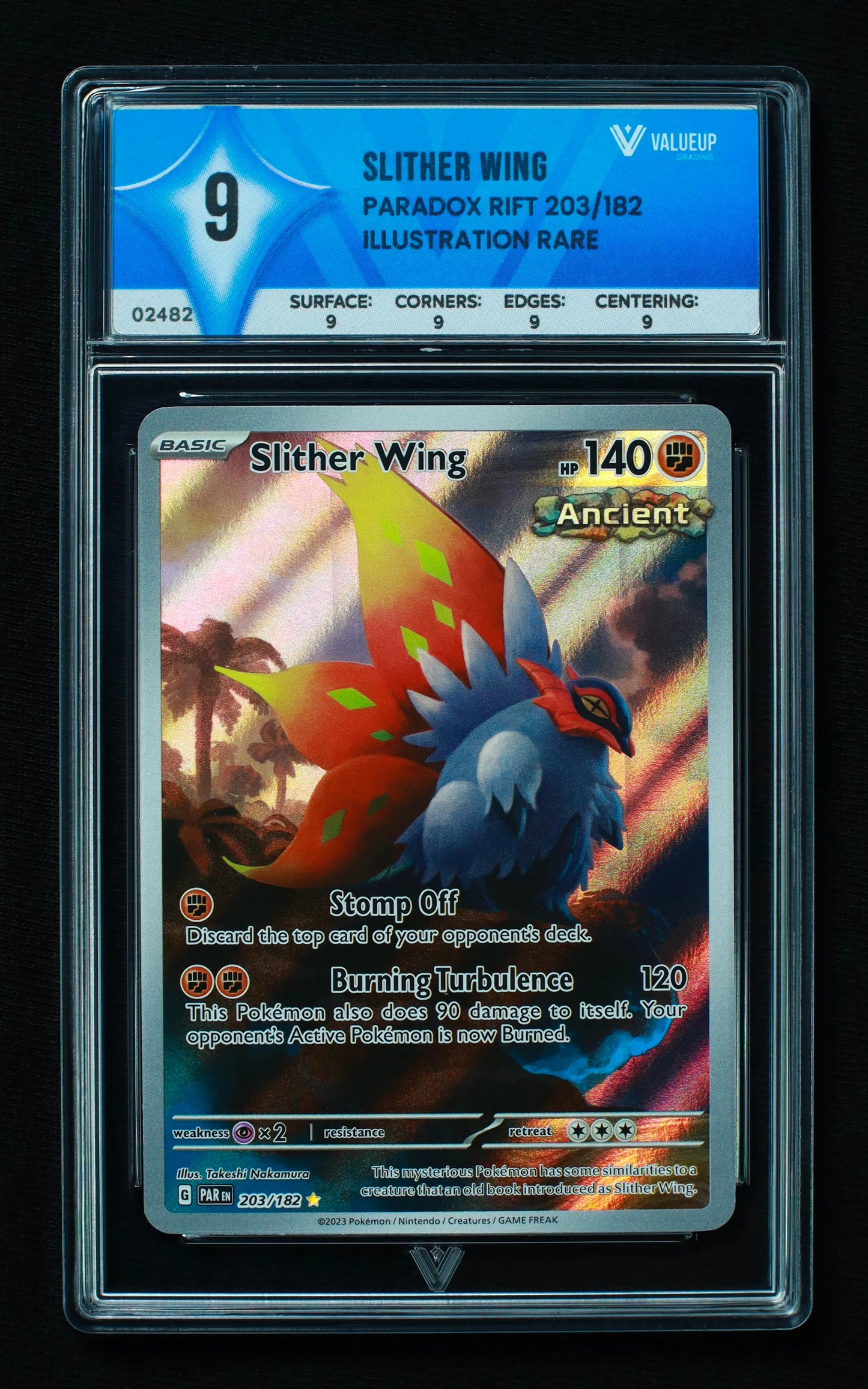 02482 SLITHER WING Grading Card