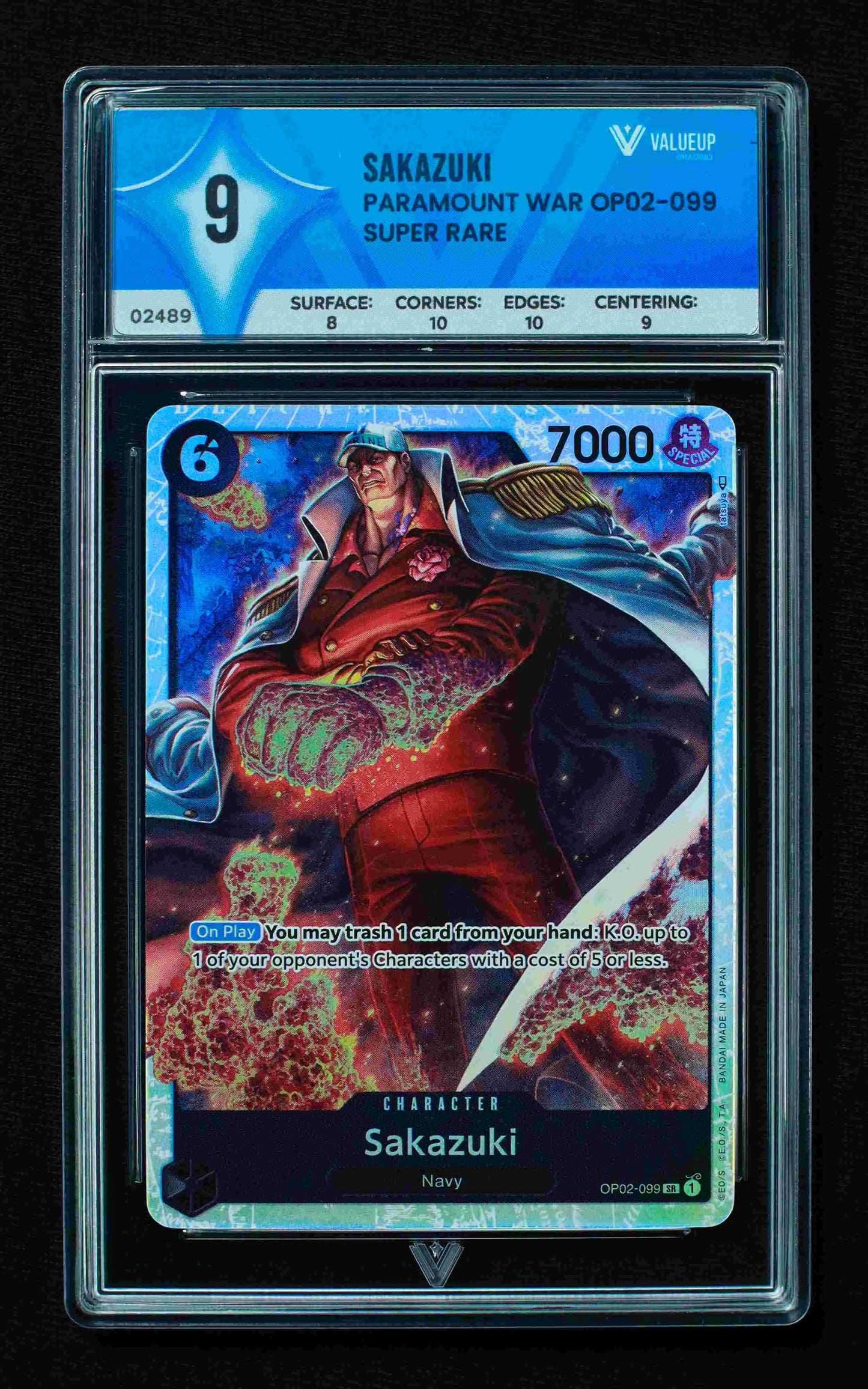 02489 SAKAZUKI Grading Card