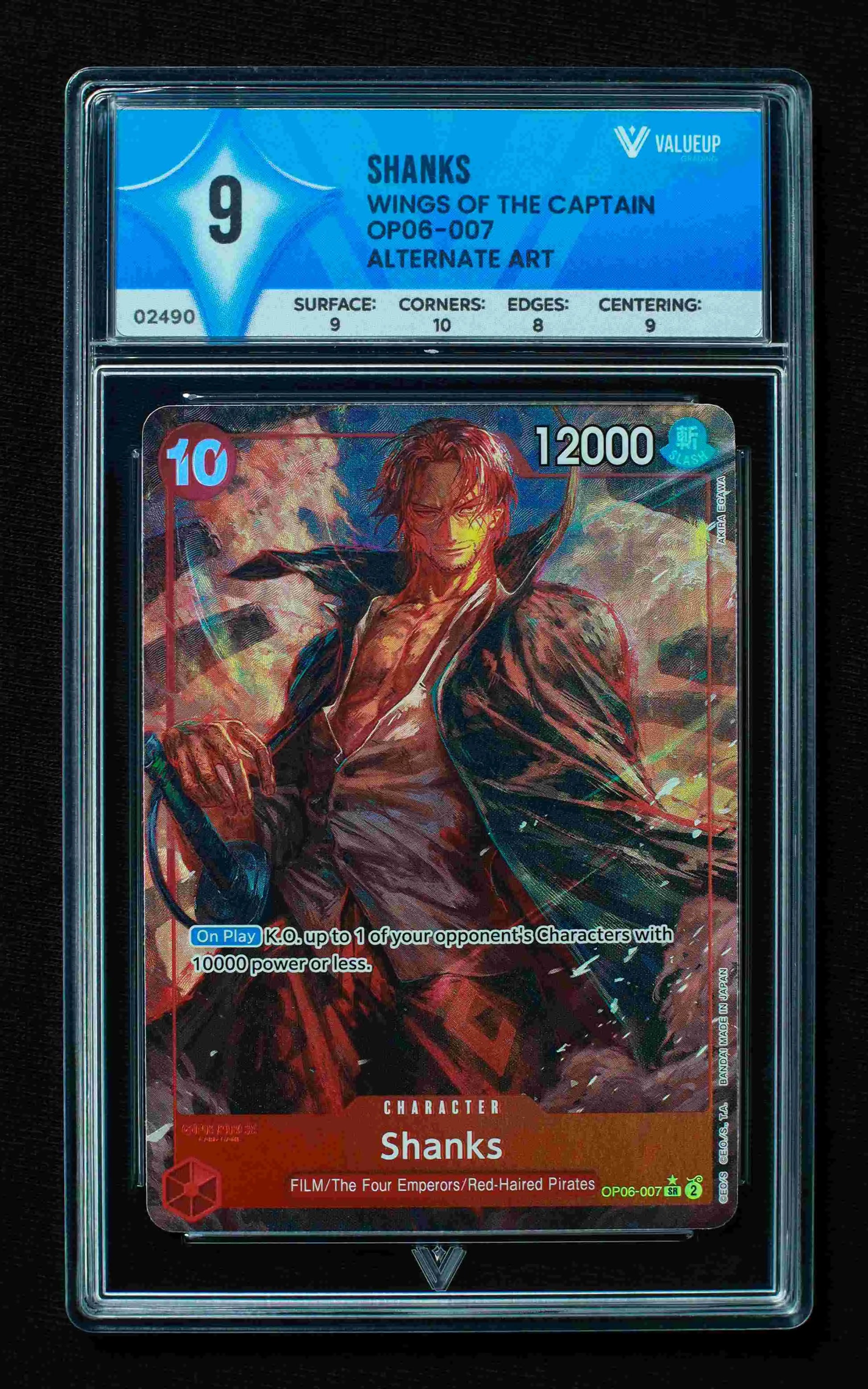 02490 SHANKS Grading Card