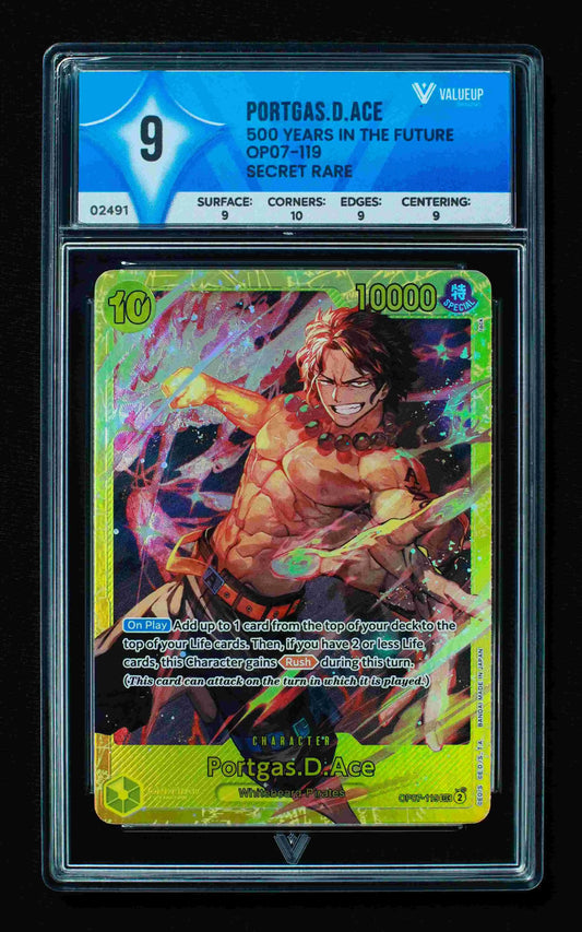 02491 PORTGAS.D.ACE Grading Card