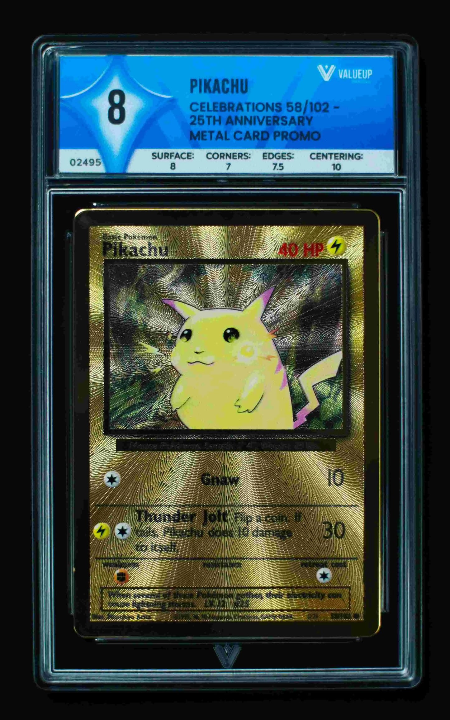 02495 PIKACHU Grading Card
