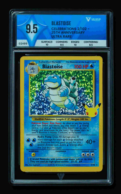 02499 BLASTOISE Grading Card
