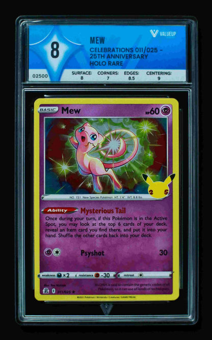 02500 MEW Grading Card