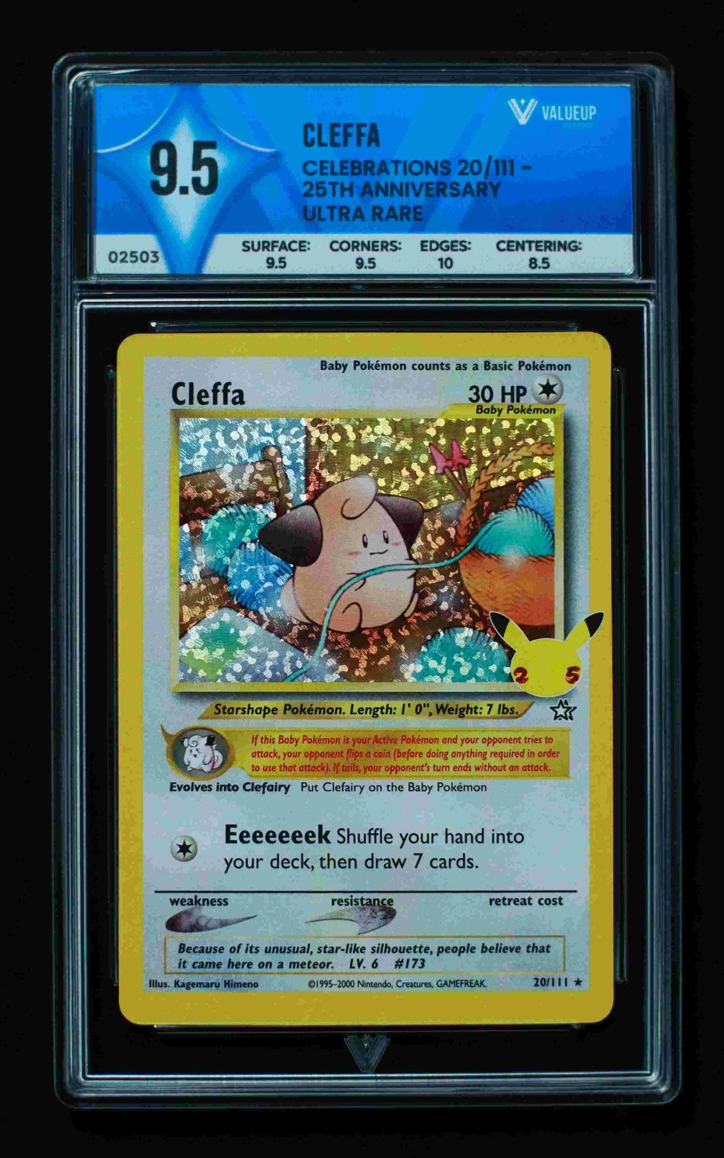 02503 CLEFFA Grading Card