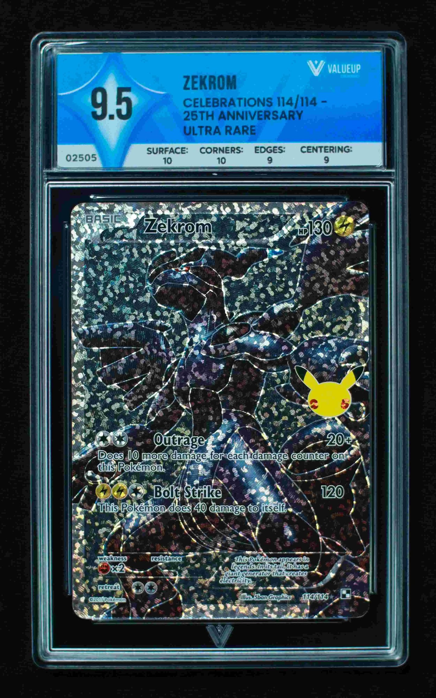 02505 ZEKROM Grading Card