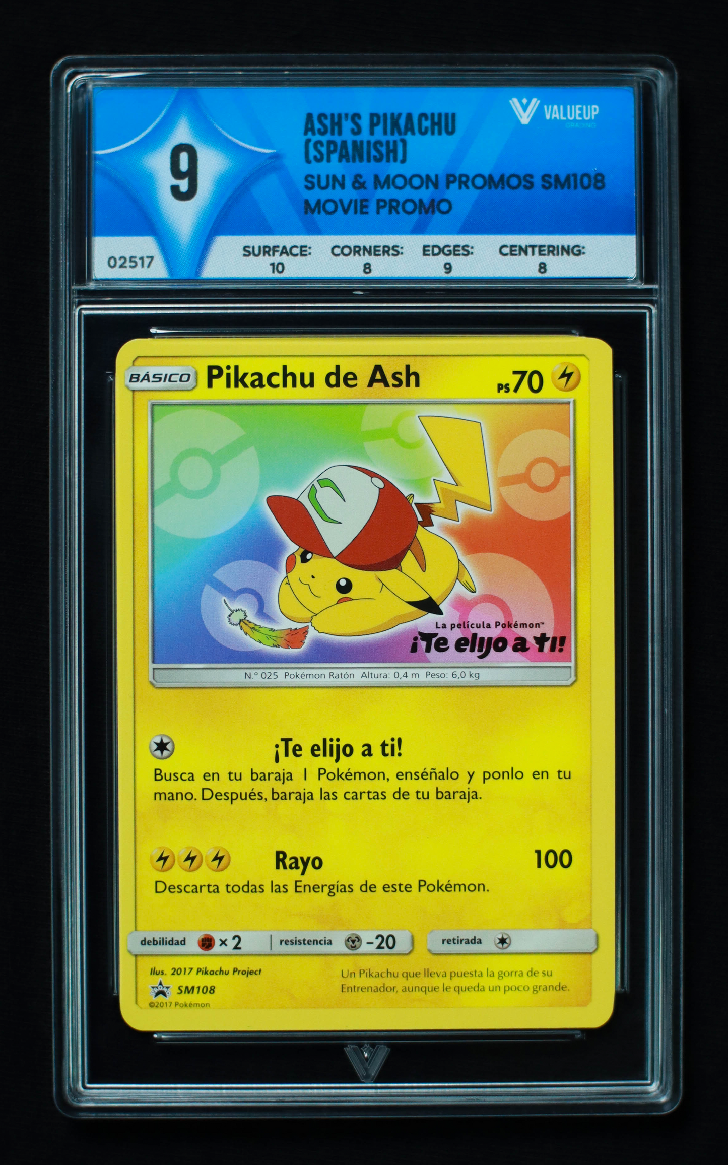 02517 ASH'S PIKACHU (SPANISH)