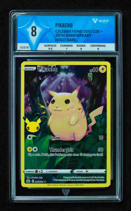02518 PIKACHU Grading Card