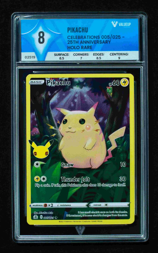 02519 PIKACHU Grading Card