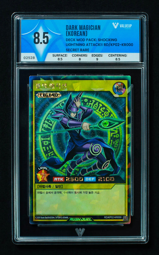02528 DARK MAGICIAN (KOREAN) Grading Card