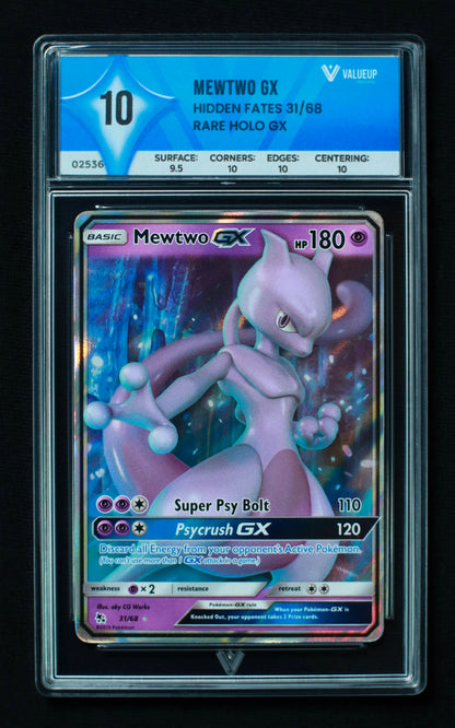02536 MEWTWO GX Grading Card