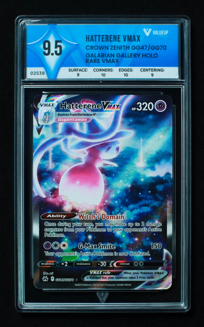 02538 HATTERENE VMAX Grading Card