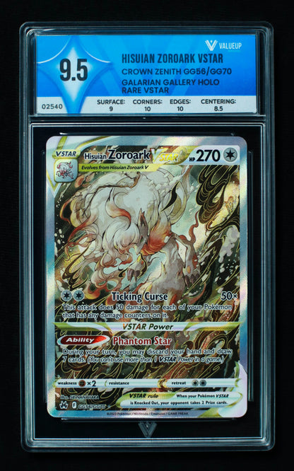02540 HISUIAN ZOROARK VSTAR Grading Card