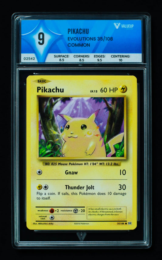02542 PIKACHU Grading Card