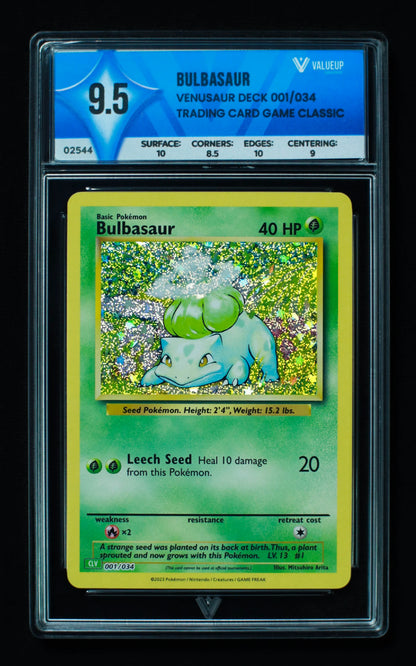 02544 BULBASAUR Grading Card