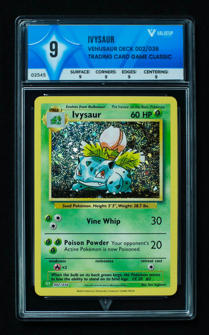 02545 IVYSAUR Grading Card