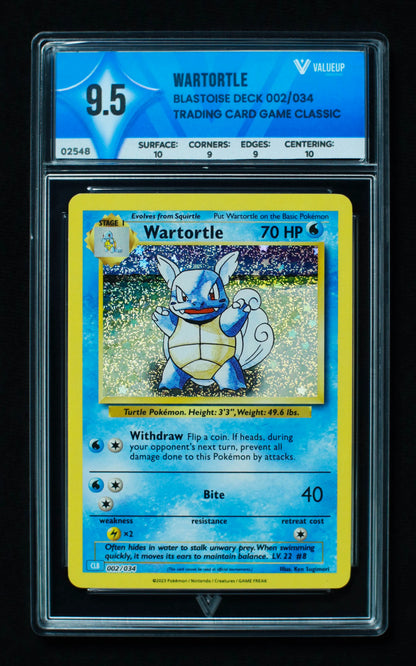 02548 WARTORTLE Grading Card