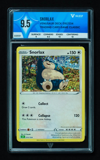 02551 SNORLAX Grading Card
