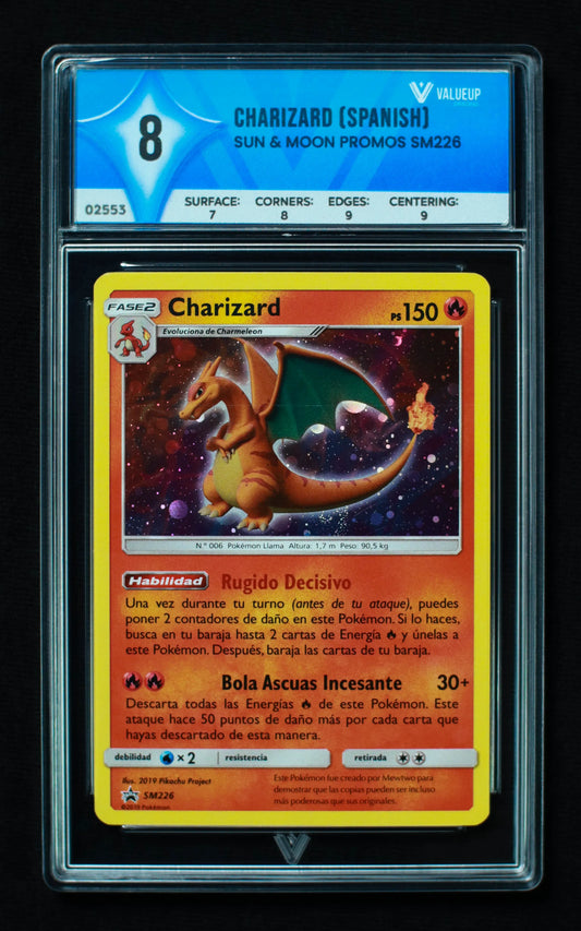 02553 CHARIZARD (SPANISH) Grading Card