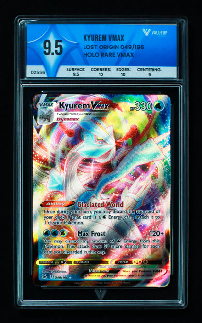 02556 KYUREM VMAX Grading Card