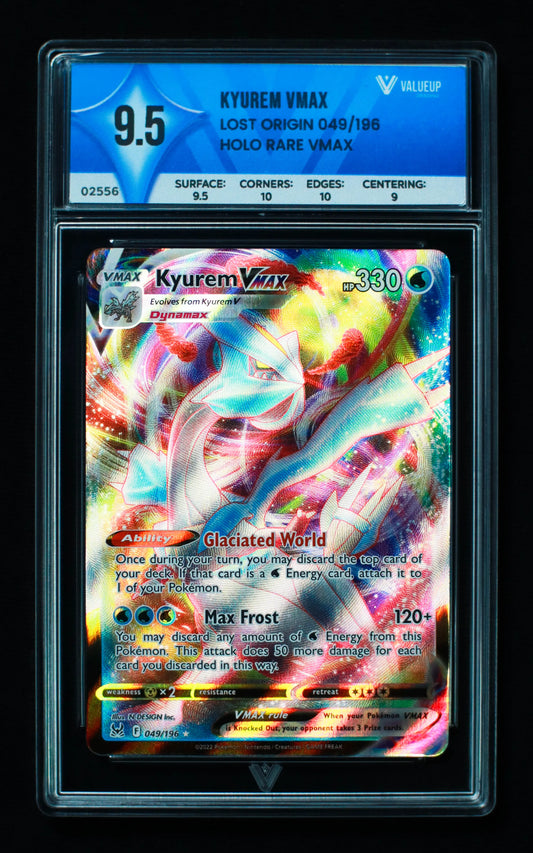 02556 KYUREM VMAX Grading Card